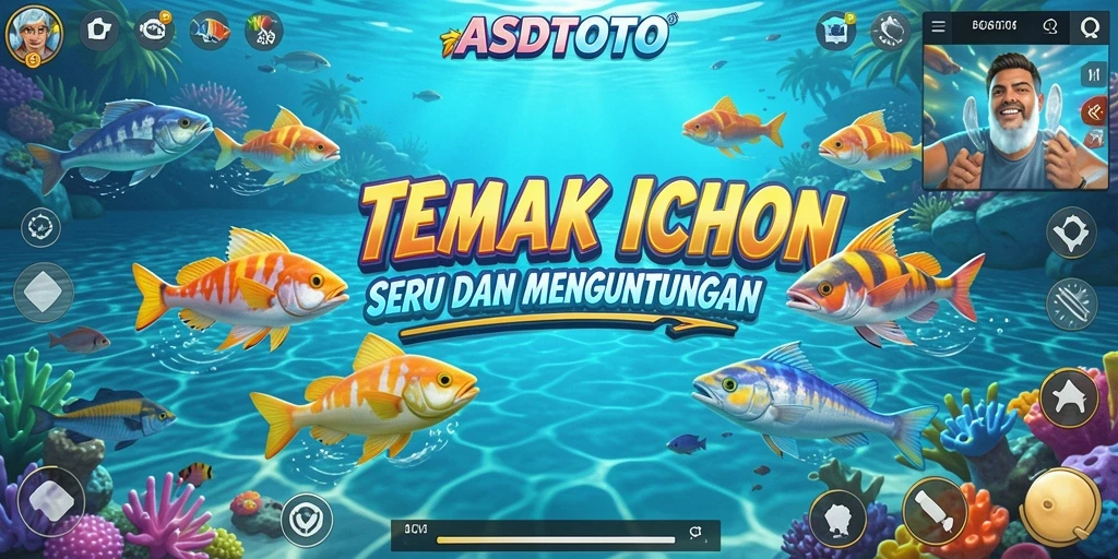 Tampilan gameplay menarik dari ASDTOTO yang menampilkan aksi Tembak Ikan.