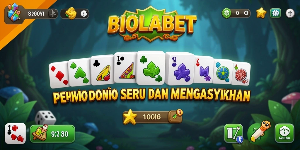 Tampilan gameplay menyenangkan dari BIOLABET saat bermain Domino.