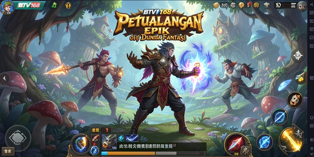 Tampilan menarik dari gameplay BTV168 saat menjelajahi dunia petualangan.