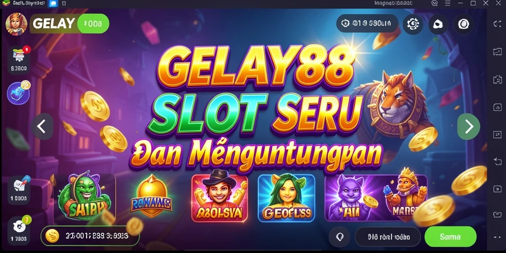 Tampilan grafis menawan dari gameplay Slot GELAY88.