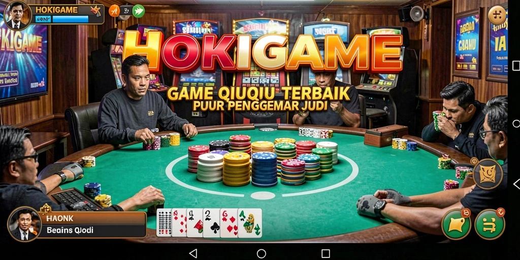 Tampilan gameplay <strong>HOKIGAME</strong> dalam permainan QiuQiu yang seru dan kompetitif.