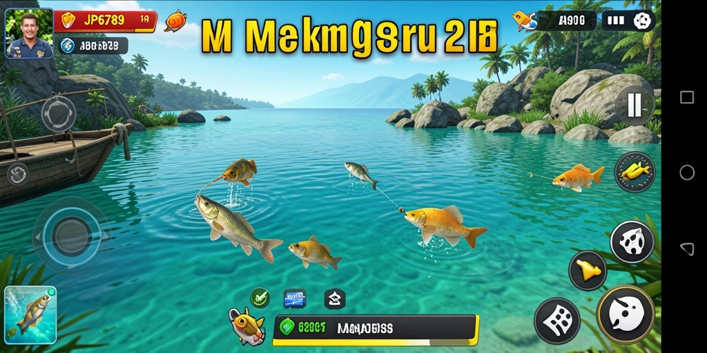 Tangkapan ikan yang mengesankan dalam gameplay JP6789.