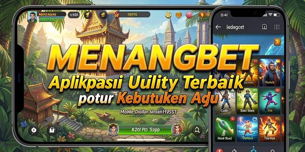 Screenshot MENANGBET menampilkan tampilan intuitif aplikasi Utility.