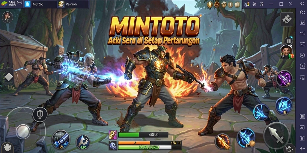 Gameplay seru dan aksi mendebarkan dalam MINTOTO.