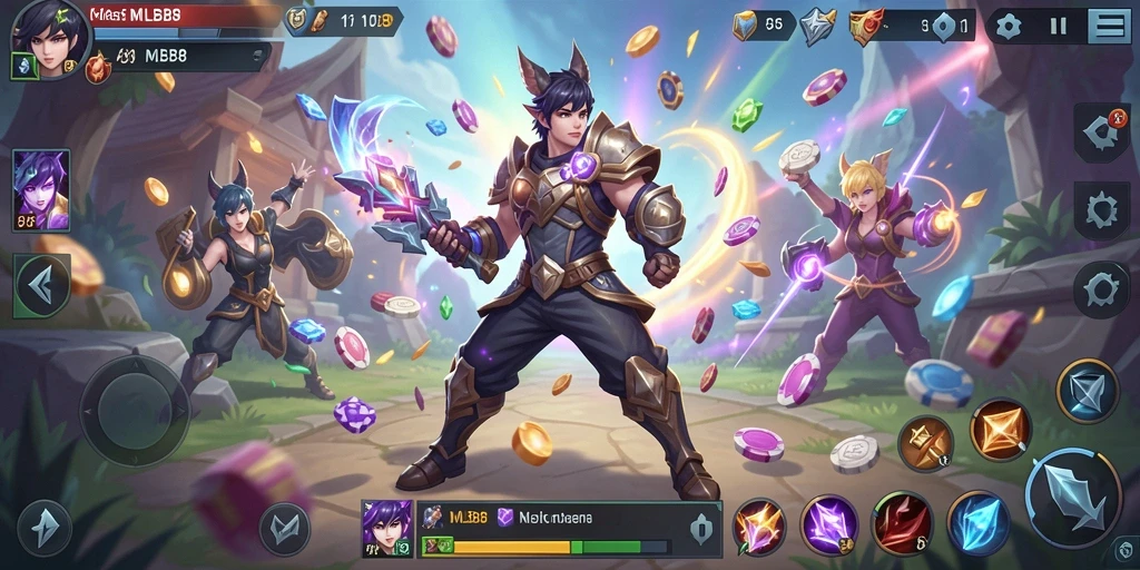 Tampilan utama gameplay MLBB8 yang menarik dan mengasyikkan.