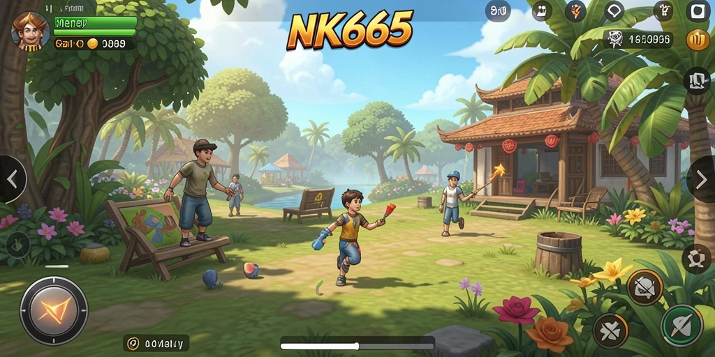 Screenshot gameplay NK666 menunjukkan keseruan bermain yang menghibur.