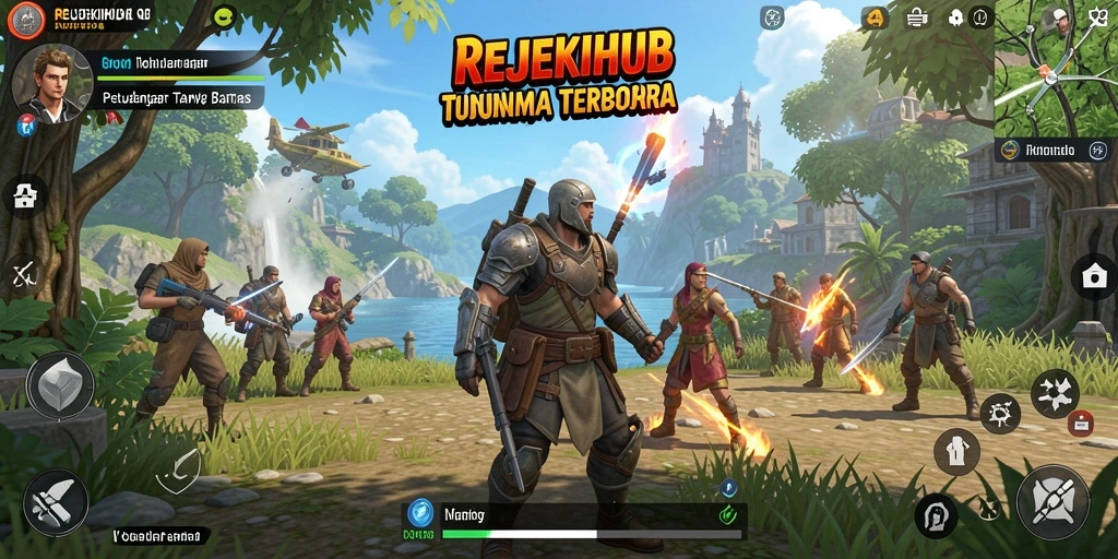 Gameplay seru di dunia terbuka REJEKIHUB yang menantang.