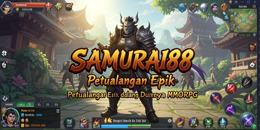 Tangkapan layar gameplay SAMURAI88 yang menampilkan aksi seru dalam pertarungan MMORPG.