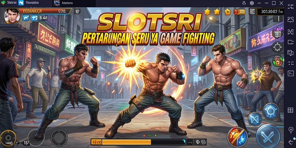 Tampilan aksi pertarungan epik dalam SLOTSRI yang mendebarkan.