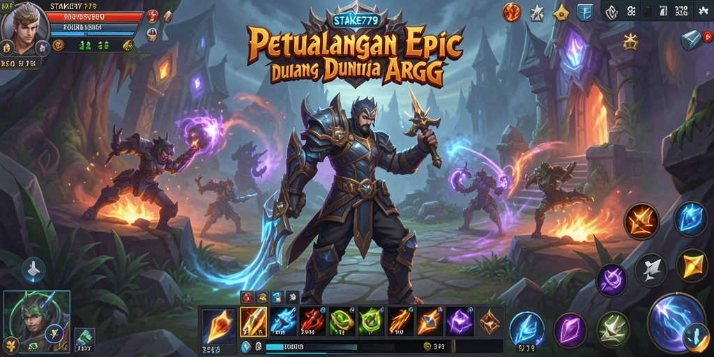 Gameplay seru STAKE779 dengan pertarungan epik dan petualangan.