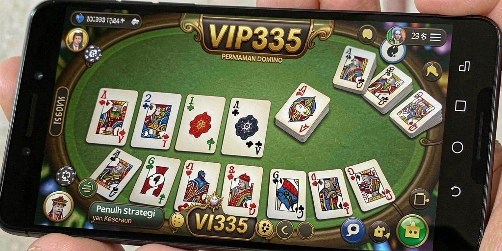 Tampilan gameplay Domino yang seru dan interaktif.