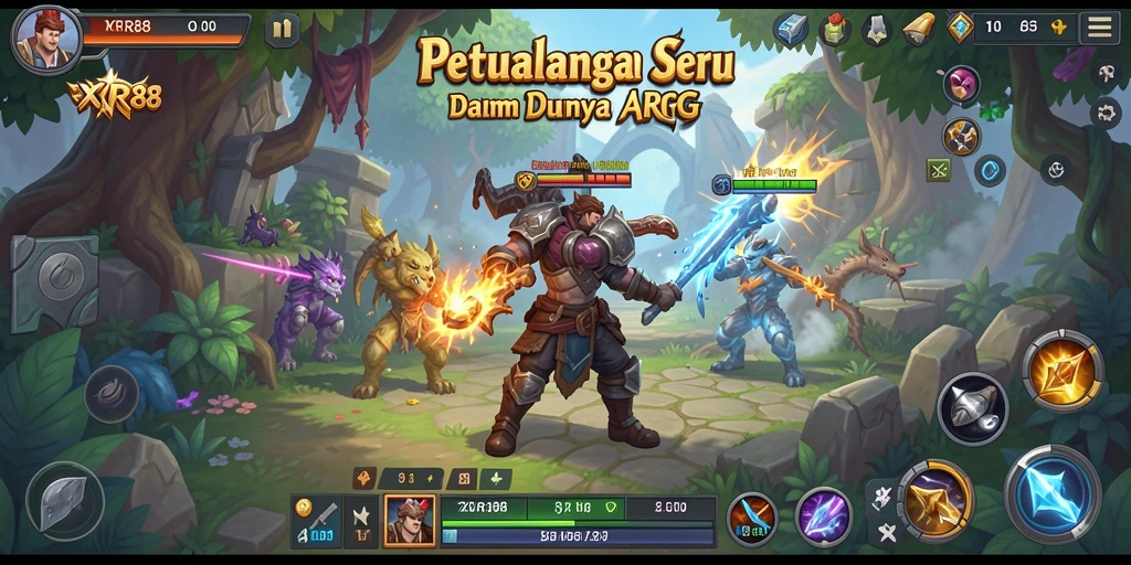 Tampilan menakjubkan dari gameplay XR88 di dunia ARPG.
